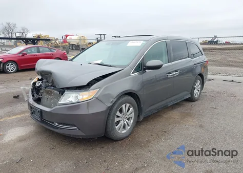 2014 Honda Odyssey Ex-L from USA, damaged, VIN 5FNRL5H66EB056361